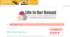 Desktop Screenshot of lifeinournomad.com